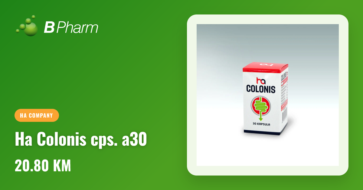 HA COLONIS CPS. A30 - B Pharm Shop